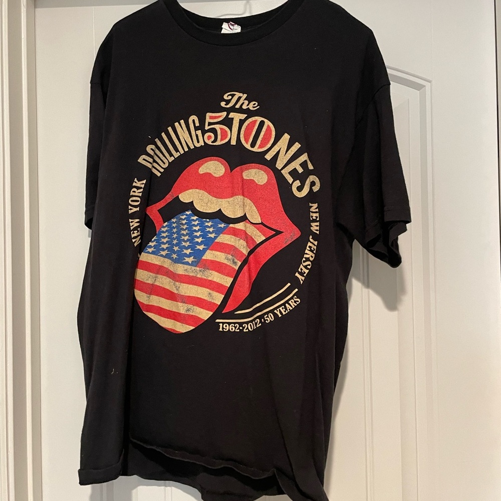 VINTAGE new york new jersey rolling stones concert t-shirt